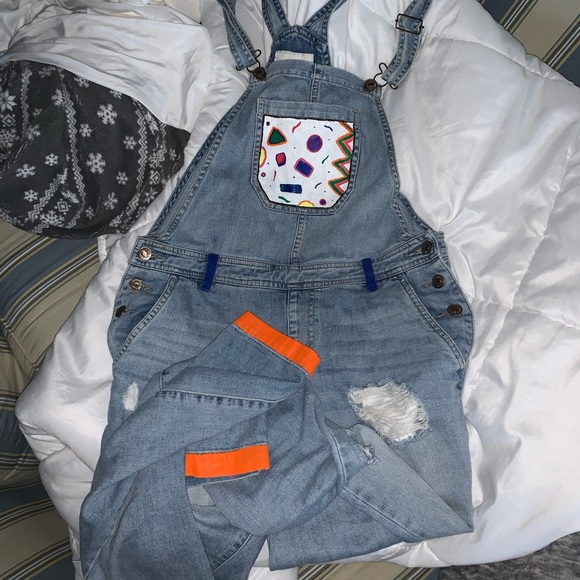 Forever 21 Other - fun painted overalls! (did it myself)